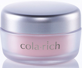 コラリッチ リンクルホワイト ジェルのパッケージとテクスチャーイメージ