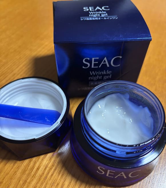 SEACシワ改善 朝用×夜用オールインワンの実物レビュー写真｜40代が3ヶ月使用した本音検証イメージ